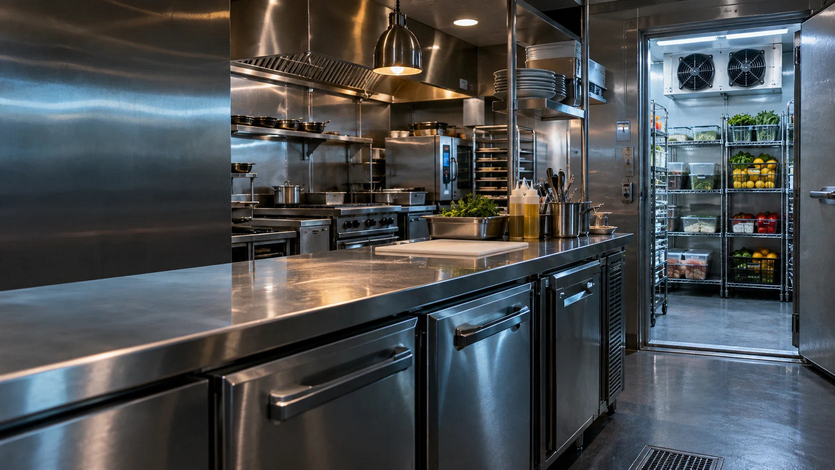 Commercial glass-door refrigerators