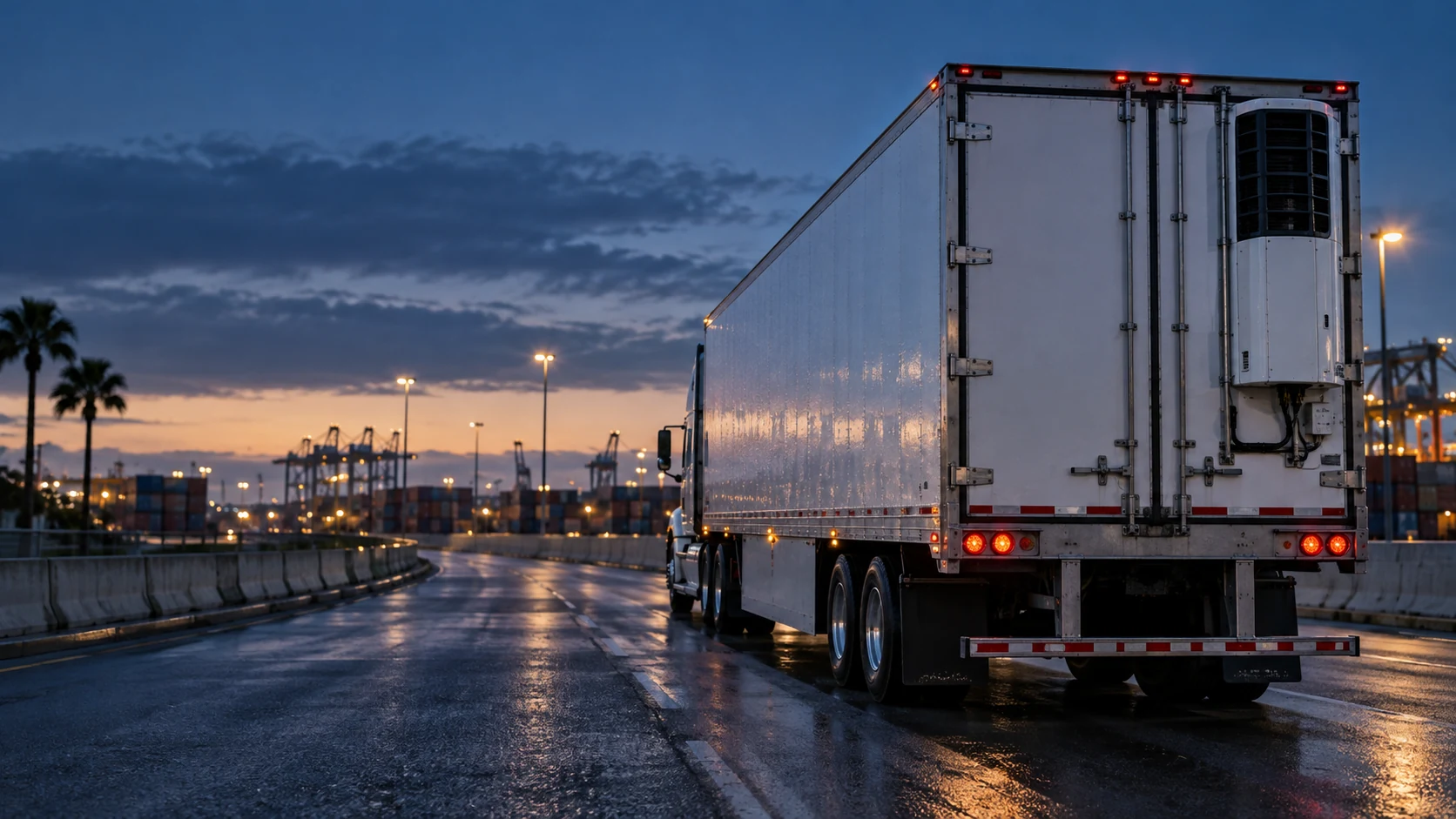 Refrigerated box truck